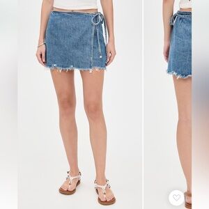RE/DONE Beach Wrap skirt NWT